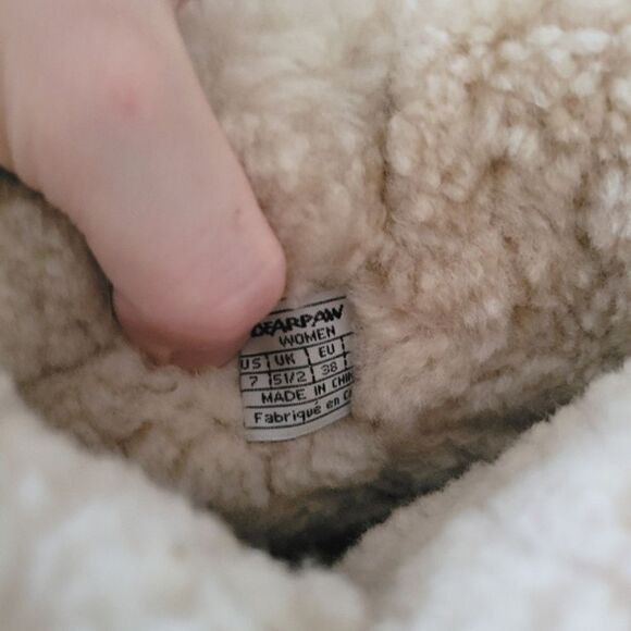 Bearpaw Emma Boots Suede Sheepskin Lining 7 Brown - Picture 6 of 12